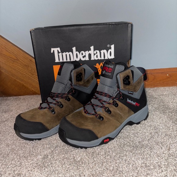 Timberland PRO Switchback Composite Toe Waterproof Work Hiking Boots Mens 7W - Picture 1 of 8